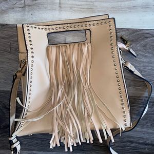 Tan crossbody bag